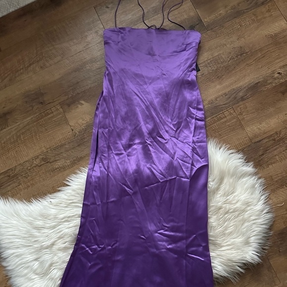 RETROFETE Lucinda Dress In Orchid Purple - Picture 6 of 9